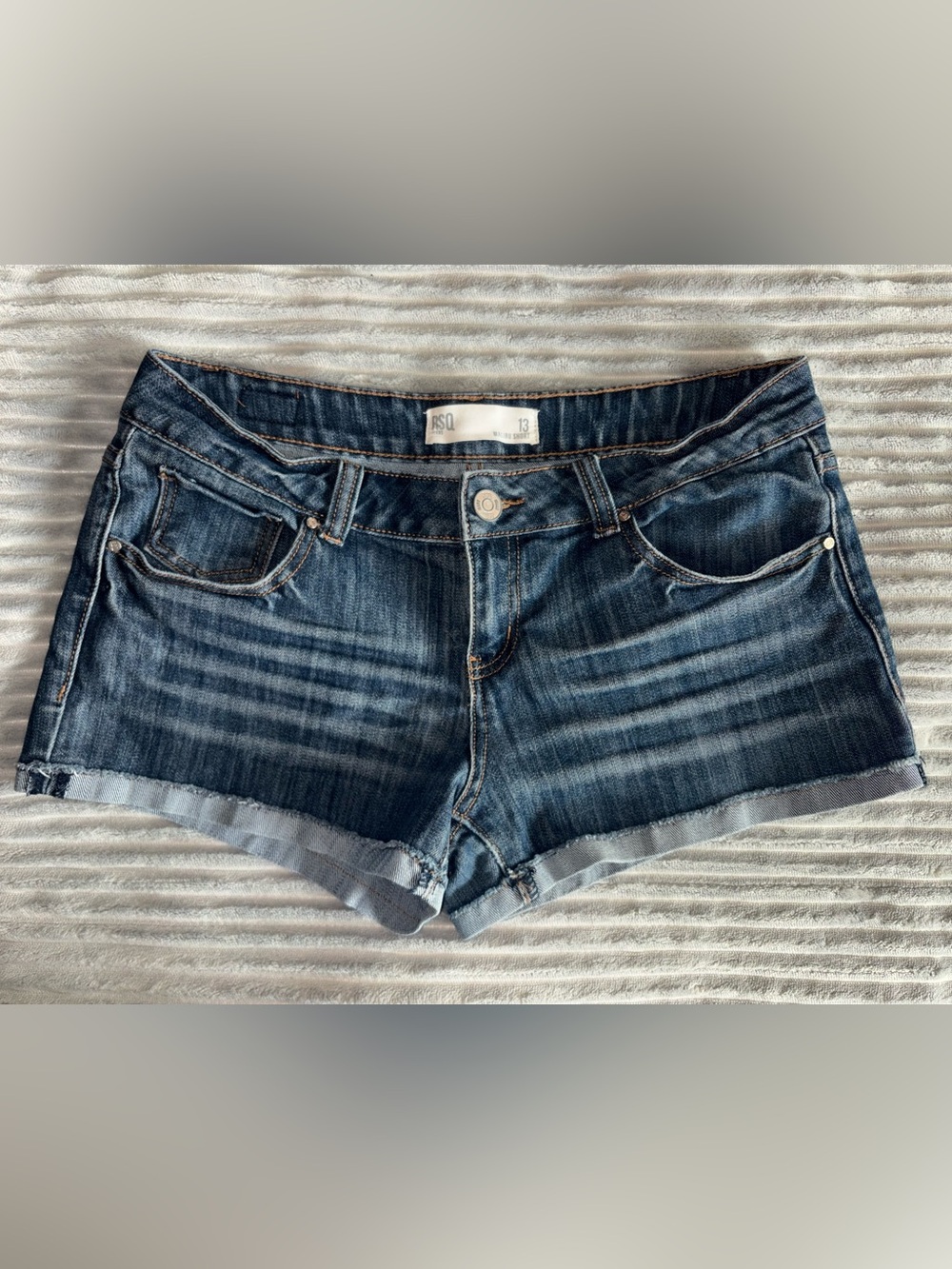 RSQ Dark Washed Denim Malibu Shorts